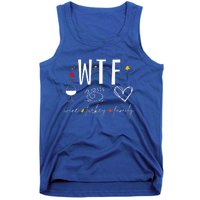 WTF Wine Turkey Family Fall Autumn Funny Thanksgiving Party Tank Top