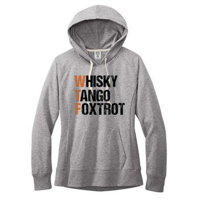 WTF Whisky Tango Foxtrot Women's Fleece Hoodie