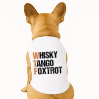 WTF Whisky Tango Foxtrot Doggie Tank