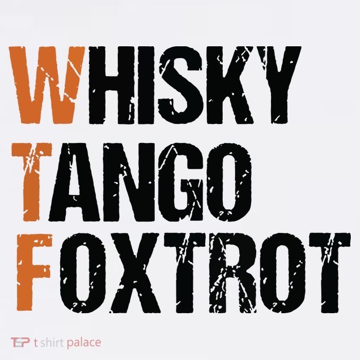 WTF Whisky Tango Foxtrot Sustainable Bucket Hat