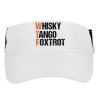 WTF Whisky Tango Foxtrot Adult Drive Performance Visor