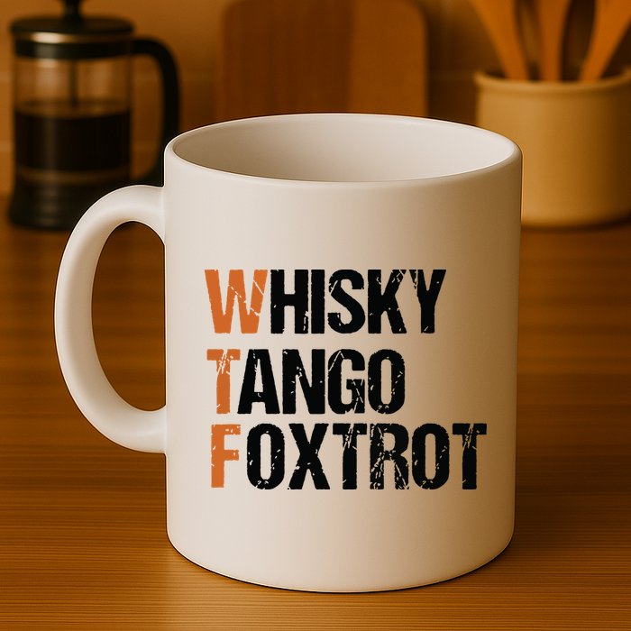 WTF Whisky Tango Foxtrot Mug