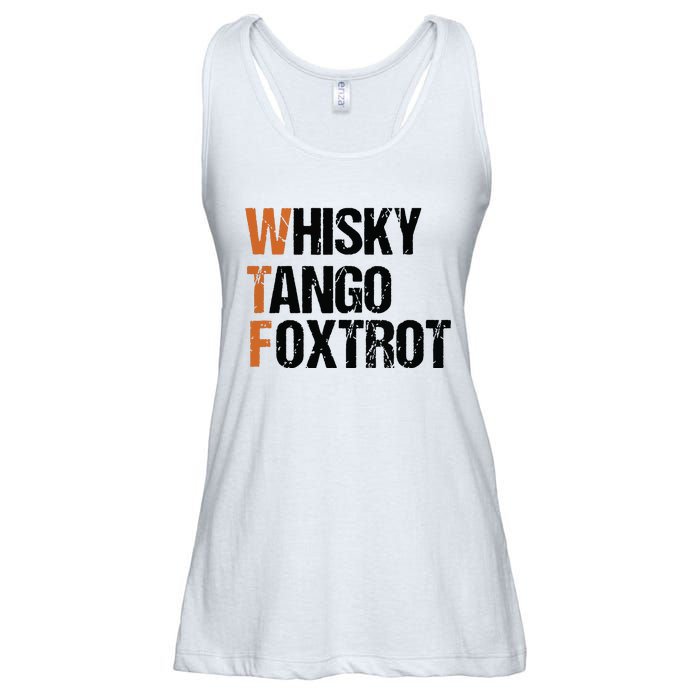 WTF Whisky Tango Foxtrot Ladies Essential Flowy Tank