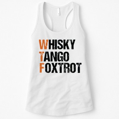 WTF Whisky Tango Foxtrot Womens Tank Top