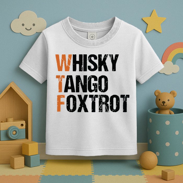 WTF Whisky Tango Foxtrot Toddler T-Shirt