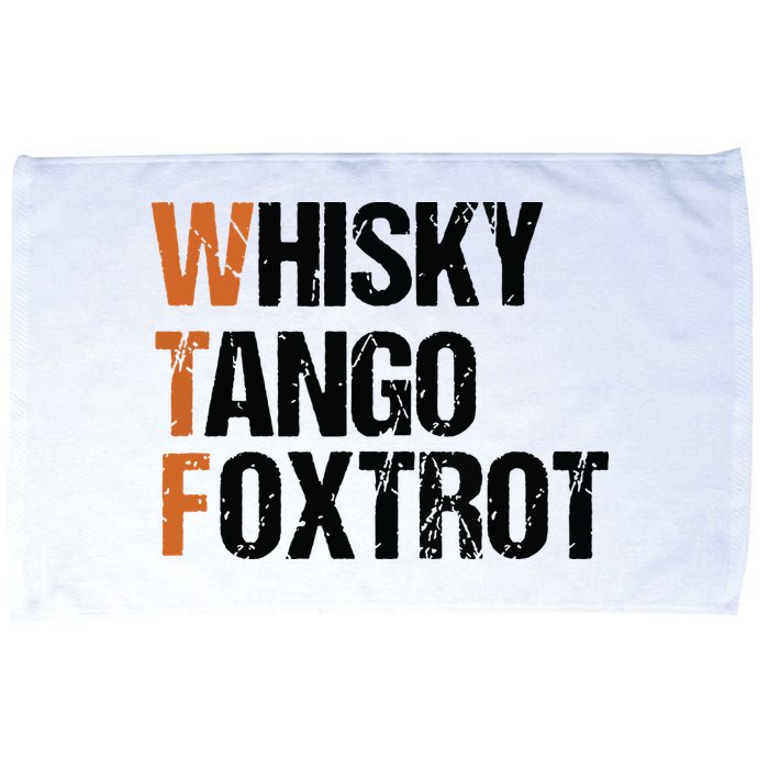 WTF Whisky Tango Foxtrot Microfiber Hand Towel