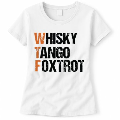 WTF Whisky Tango Foxtrot Womens T-Shirt
