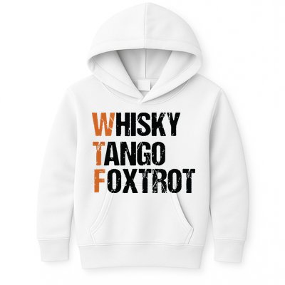 WTF Whisky Tango Foxtrot Kids Hoodie
