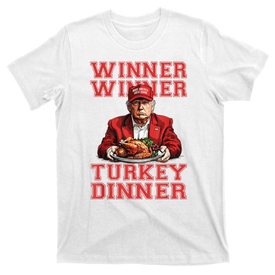 Winner Winner Turkey Dinner Humor Funny Trump Thanksgiving T-Shirt