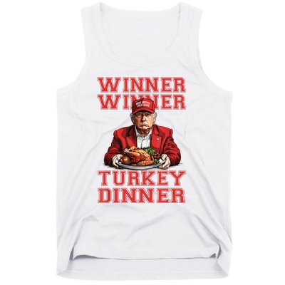 Winner Winner Turkey Dinner Humor Funny Trump Thanksgiving Tank Top