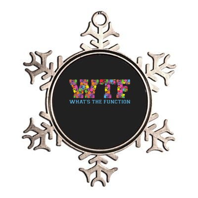 Wtf WhatS The Function Behavior Analyst Metallic Star Ornament