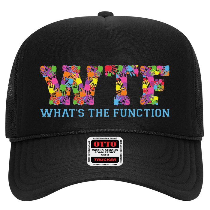 Wtf WhatS The Function Behavior Analyst Trucker Hat