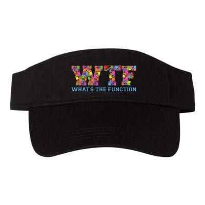 Wtf WhatS The Function Behavior Analyst Valucap Bio-Washed Visor