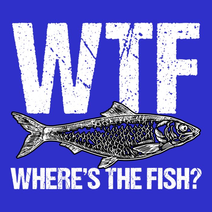 Wtf Wheres The Fish Funny Fishing Humor Fisher Meaningful Gift 16 in Basic Backpack