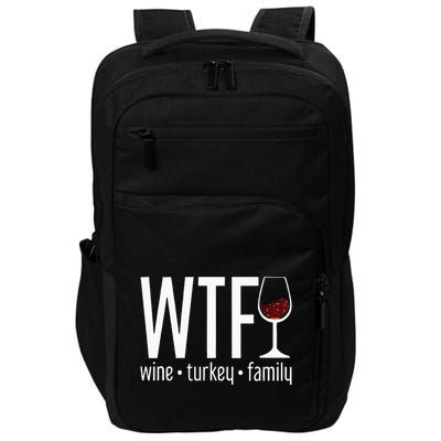 wtf wine turkey family  Impact Tech Backpack