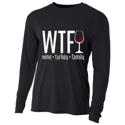 wtf wine turkey family  Cooling Performance Long Sleeve Crew