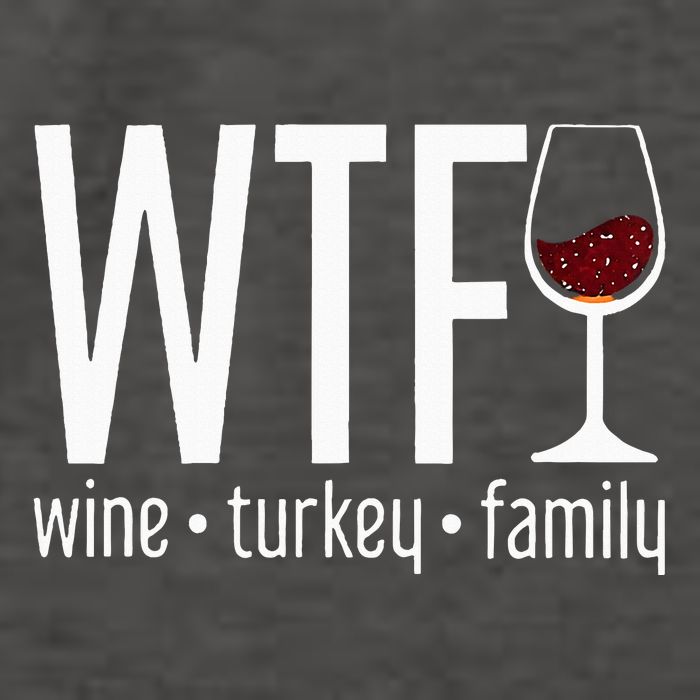 wtf wine turkey family  Vector Backpack