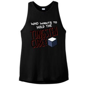 Who Wants To Hold The Tungsten Cube Ladies PosiCharge Tri-Blend Wicking Tank