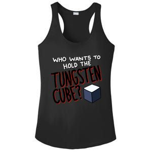 Who Wants To Hold The Tungsten Cube Ladies PosiCharge Competitor Racerback Tank