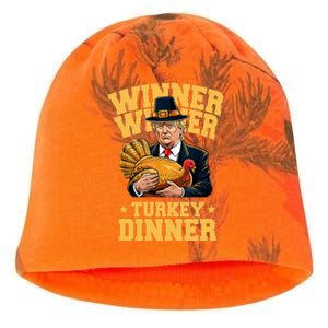 Winner Winnter Turkey Dinner Donald Trump Thanksgiving Funny Kati - Camo Knit Beanie