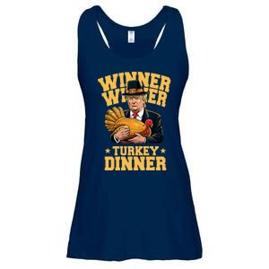 Winner Winnter Turkey Dinner Donald Trump Thanksgiving Funny Ladies Essential Flowy Tank