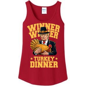 Winner Winnter Turkey Dinner Donald Trump Thanksgiving Funny Ladies Essential Tank