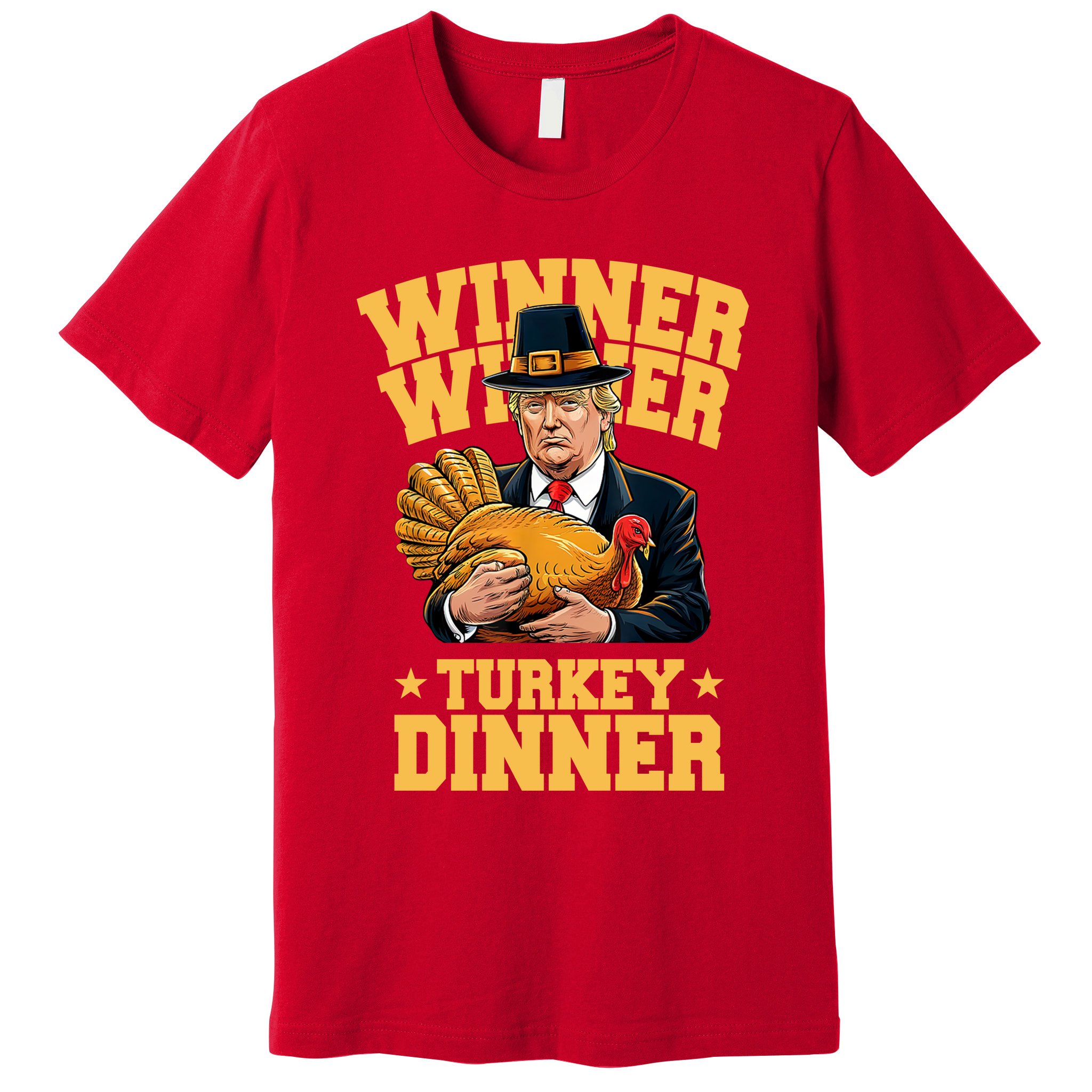 Winner Winnter Turkey Dinner Donald Trump Thanksgiving Funny Premium T-Shirt