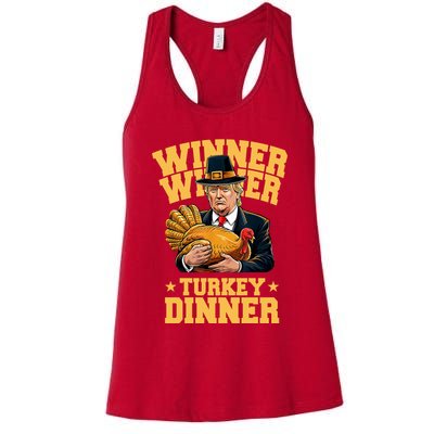 Winner Winnter Turkey Dinner Donald Trump Thanksgiving Funny Womens Tank Top