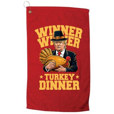 Winner Winnter Turkey Dinner Donald Trump Thanksgiving Funny Golf Towel