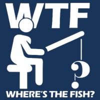 Wtf Wheres The Fish 7 Panel Mesh Trucker Snapback Hat
