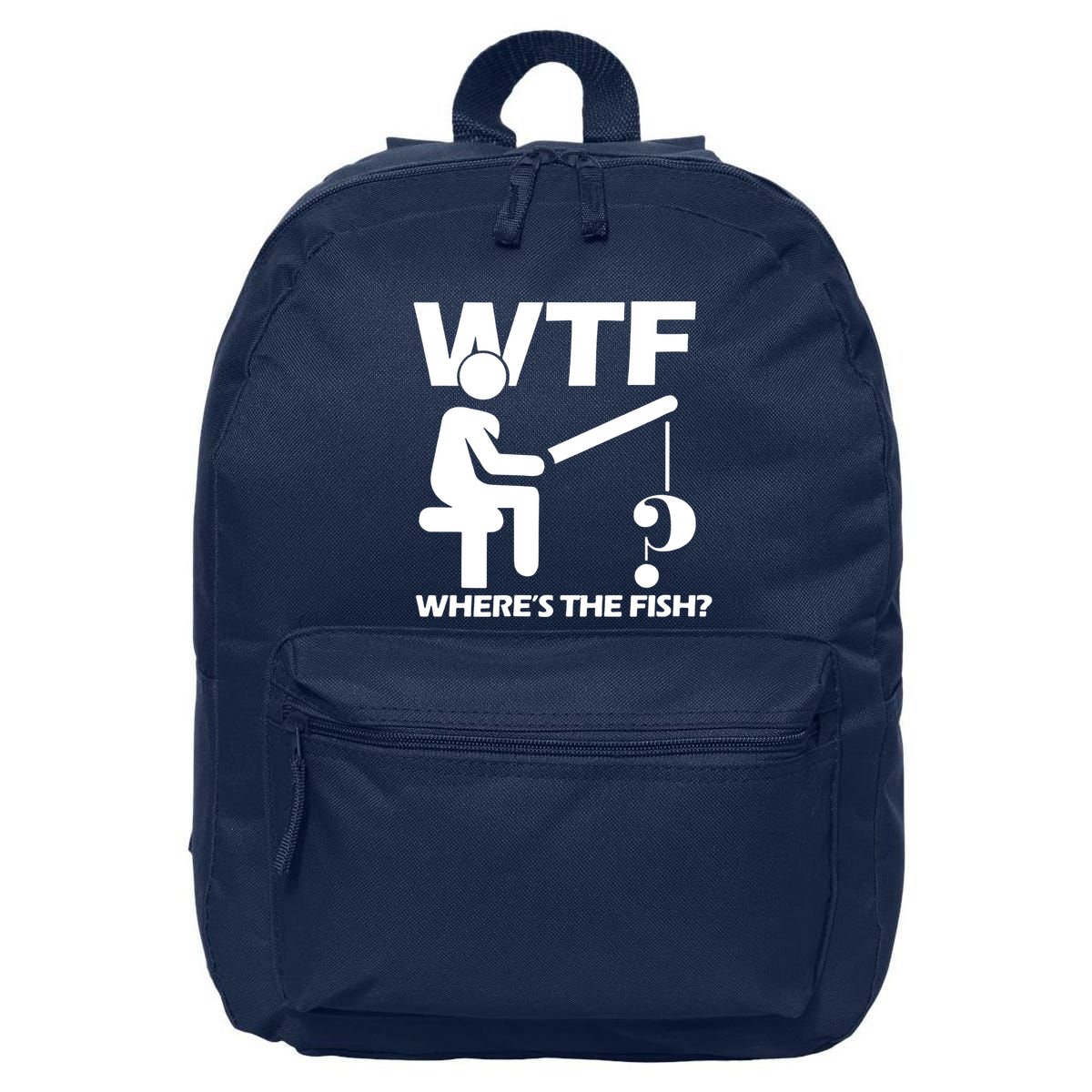 Wtf Wheres The Fish 16 in Basic Backpack