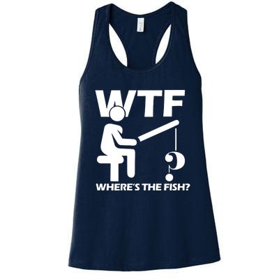 Wtf Wheres The Fish Women's Racerback Tank