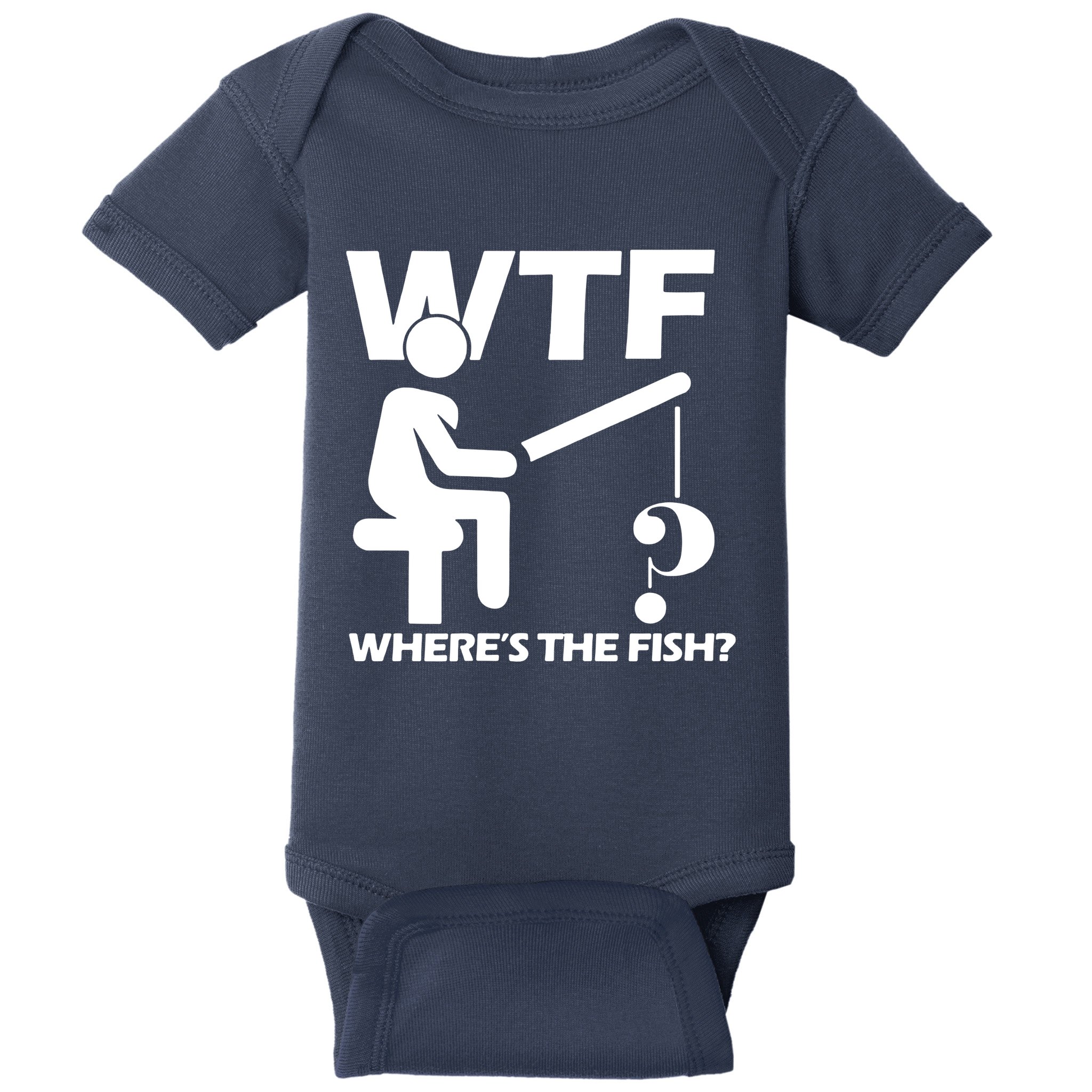 Wtf Wheres The Fish Baby Bodysuit