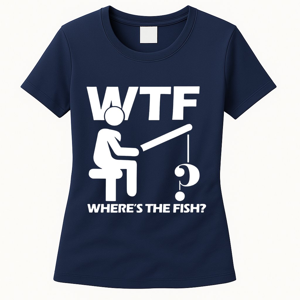 Wtf Wheres The Fish Womens T-Shirt