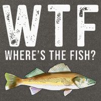 WTF Wheres The Fish Walleye Pike Funny Fishing Gifts Cotton Canvas Backpack