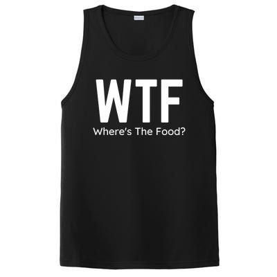 Wtf Wheres The Food Funny Adult Humor Gift PosiCharge Competitor Tank