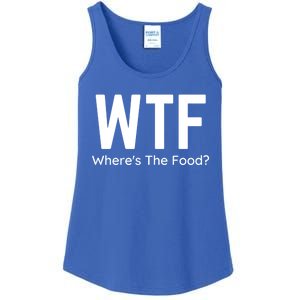 Wtf Wheres The Food Funny Adult Humor Gift Ladies Essential Tank