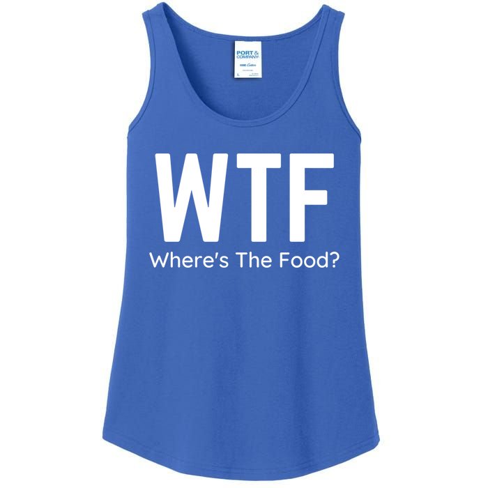 Wtf Wheres The Food Funny Adult Humor Gift Ladies Essential Tank