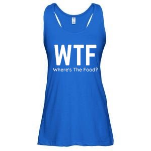 Wtf Wheres The Food Funny Adult Humor Gift Ladies Essential Flowy Tank