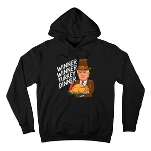 Winner Winner Turkey Dinner Trump Funny Thanksgiving Hoodie