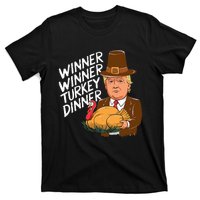 Winner Winner Turkey Dinner Trump Funny Thanksgiving T-Shirt