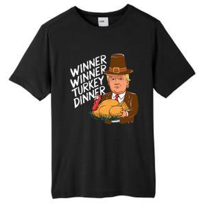 Winner Winner Turkey Dinner Trump Funny Thanksgiving Tall Fusion ChromaSoft Performance T-Shirt