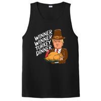 Winner Winner Turkey Dinner Trump Funny Thanksgiving PosiCharge Competitor Tank