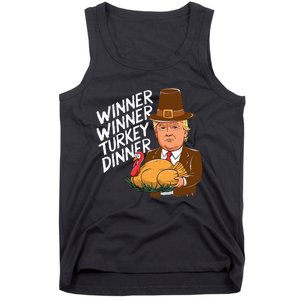 Winner Winner Turkey Dinner Trump Funny Thanksgiving Tank Top