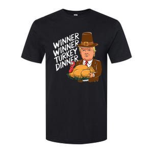 Winner Winner Turkey Dinner Trump Funny Thanksgiving Softstyle CVC T-Shirt