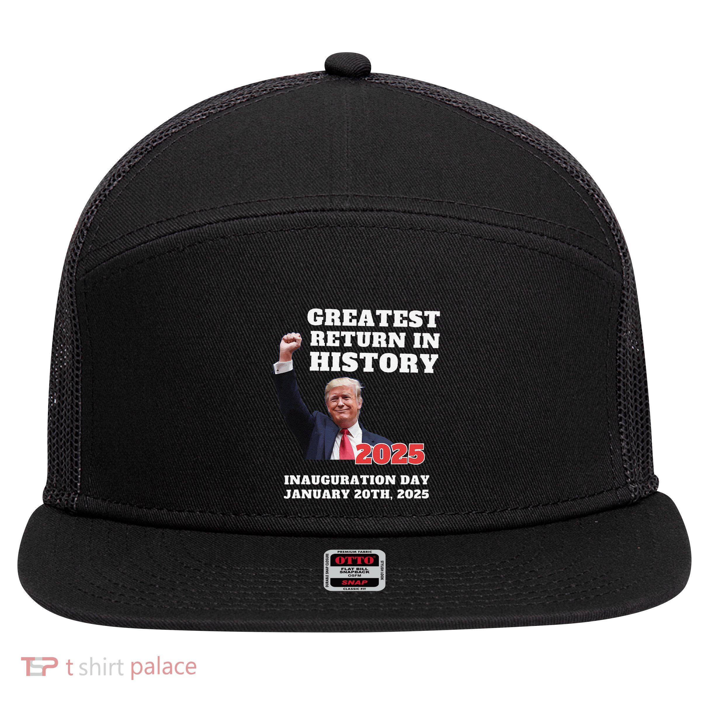 We Won Trump Greatest Return In History Get Over It Return 7 Panel Mesh Trucker Snapback Hat