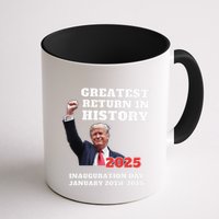 We Won Trump Greatest Return In History Get Over It Return Mug