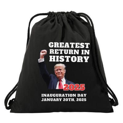 We Won Trump Greatest Return In History Get Over It Return Drawstring Bag