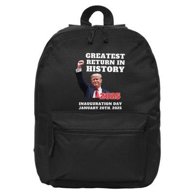 We Won Trump Greatest Return In History Get Over It Return 16 in Basic Backpack