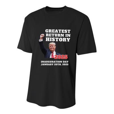 We Won Trump Greatest Return In History Get Over It Return Youth Performance Sprint T-Shirt
